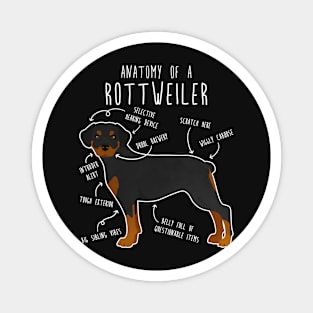 Rottweiler Anatomy Magnet